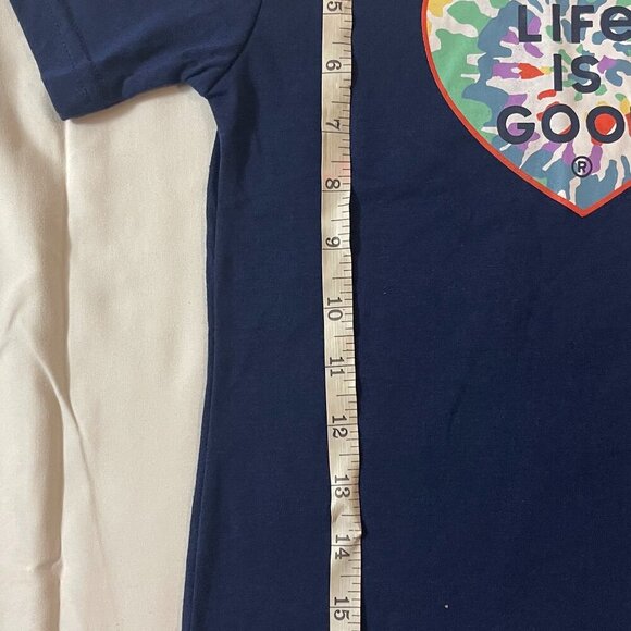Life is good Kids retro rainbow Heart t- Shirt size 5. Made in China. - Picture 3 of 5